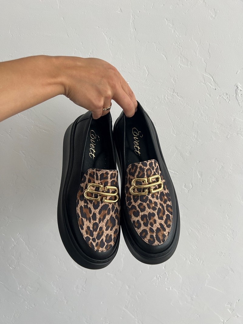 mokasyny damskie na platformie