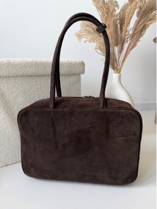 Skórzana Torebka Zamszowa...