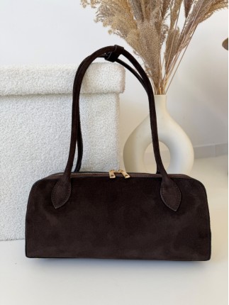 Skórzana Torebka Zamszowa...