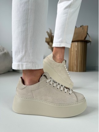 Sneakersy Zamszowe Na...