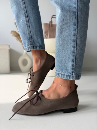 baleriny skórzane damskie