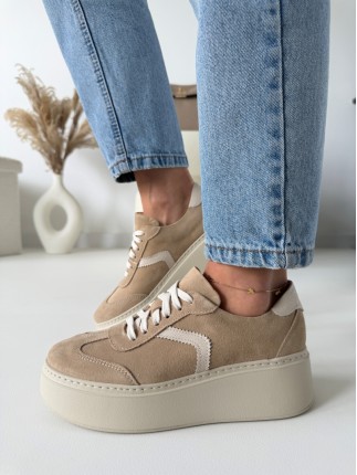 Sneakersy Zamszowe Evett...