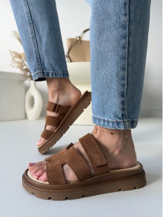Klapki Evett Paola Camel...