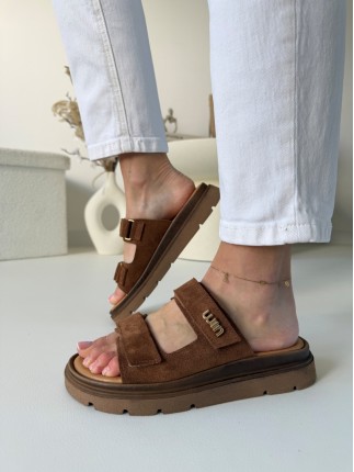 Klapki Evett Madera Camel...