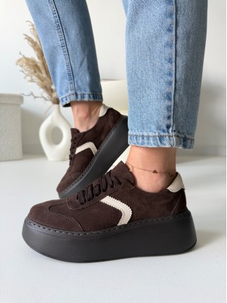 Sneakersy Zamszowe Evett...